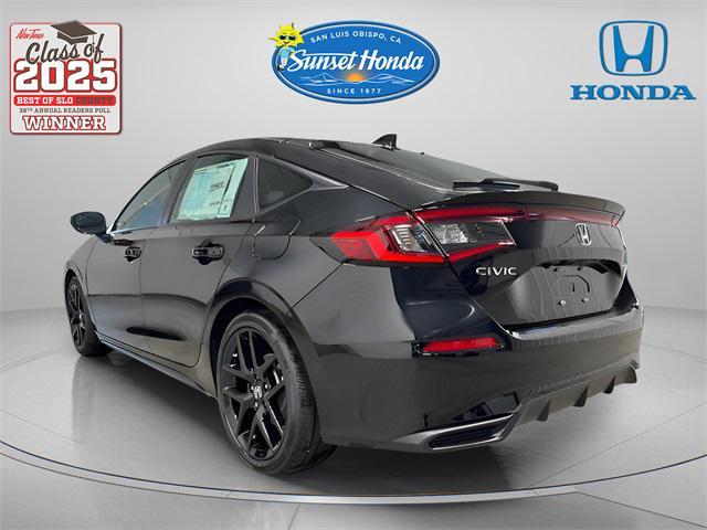 new 2025 Honda Civic Hybrid car, priced at $31,300