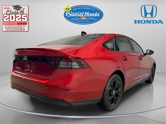 new 2025 Honda Accord car, priced at $30,942