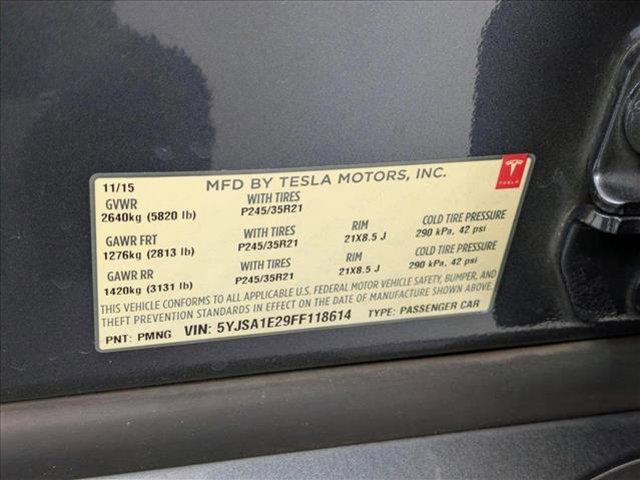 used 2015 Tesla Model S car, priced at $19,991