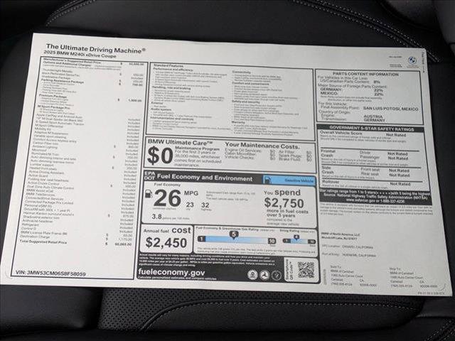 new 2025 BMW M240 car, priced at $60,065