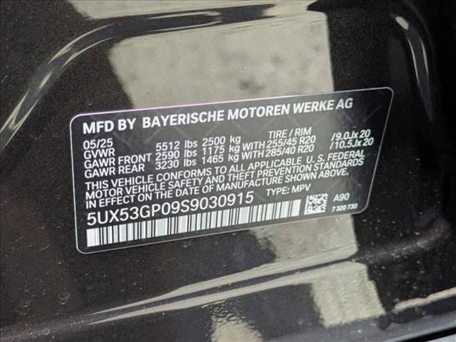 new 2025 BMW X3 car, priced at $57,265