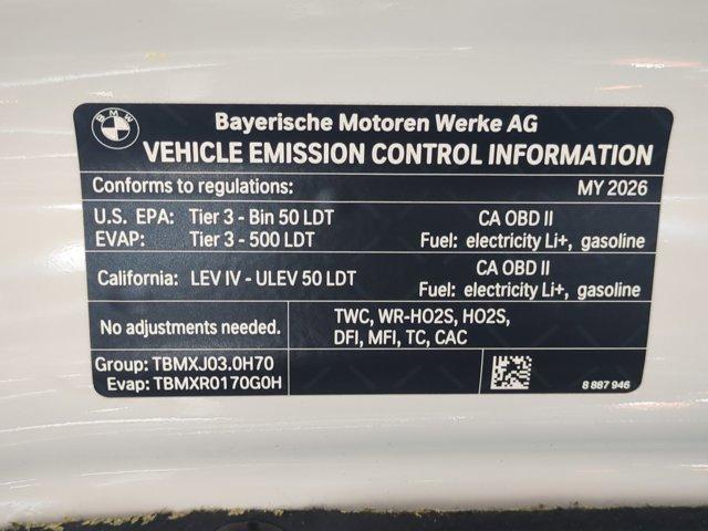 new 2026 BMW X5 PHEV car, priced at $83,700