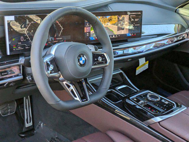 new 2025 BMW 740 car, priced at $103,075