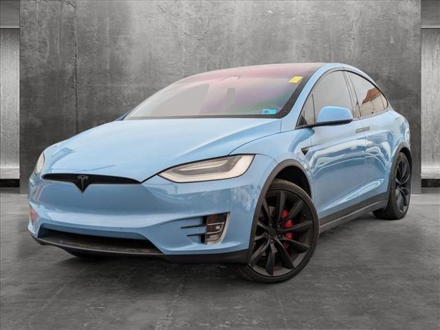 used 2020 Tesla Model X car, priced at $52,420