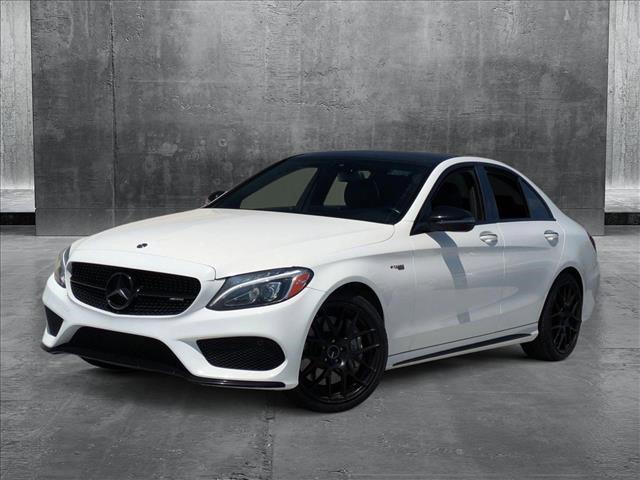 used 2018 Mercedes-Benz AMG C 43 car, priced at $23,999