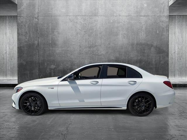 used 2018 Mercedes-Benz AMG C 43 car, priced at $23,999