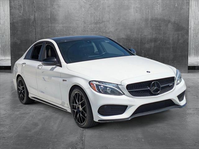 used 2018 Mercedes-Benz AMG C 43 car, priced at $23,999