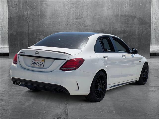 used 2018 Mercedes-Benz AMG C 43 car, priced at $23,999