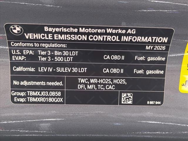 new 2026 BMW X5 car, priced at $87,040