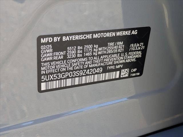 new 2025 BMW X3 car, priced at $62,785