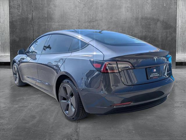 used 2023 Tesla Model 3 car, priced at $27,495