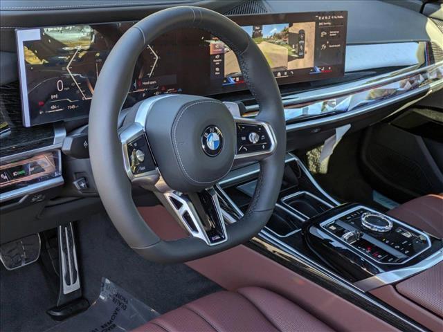 new 2025 BMW 740 car, priced at $103,075