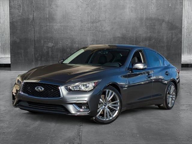 used 2018 INFINITI Q50 Hybrid car, priced at $19,333