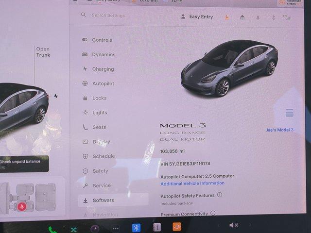 used 2018 Tesla Model 3 car, priced at $17,500