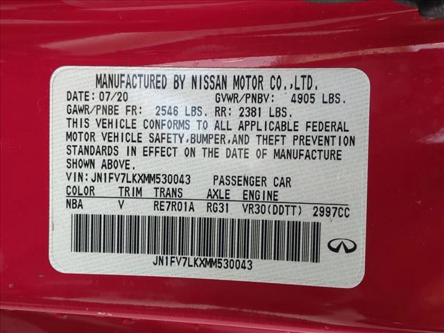 used 2021 INFINITI Q60 car, priced at $24,300