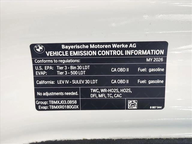 new 2026 BMW X5 car, priced at $81,875