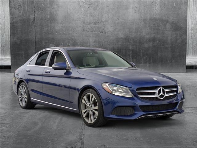 used 2018 Mercedes-Benz C-Class car, priced at $17,998