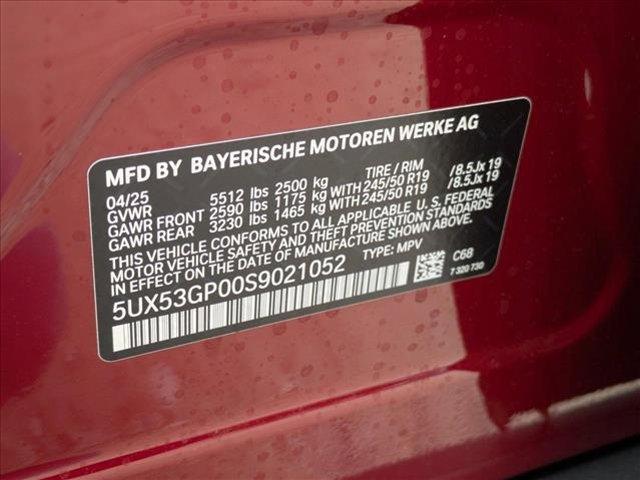 new 2025 BMW X3 car, priced at $59,500