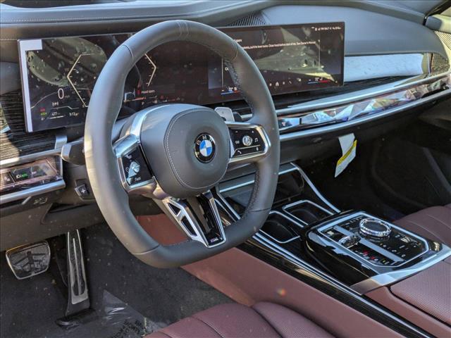 new 2025 BMW 740 car, priced at $103,075