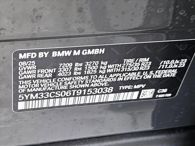 new 2026 BMW XM car, priced at $163,275