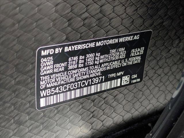 new 2026 BMW iX car, priced at $93,490
