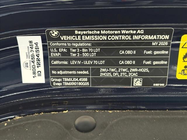 new 2026 BMW X6 car, priced at $106,700