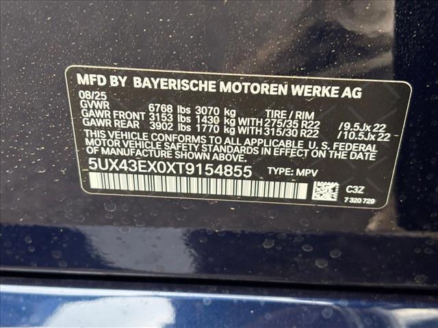 new 2026 BMW X6 car, priced at $106,700