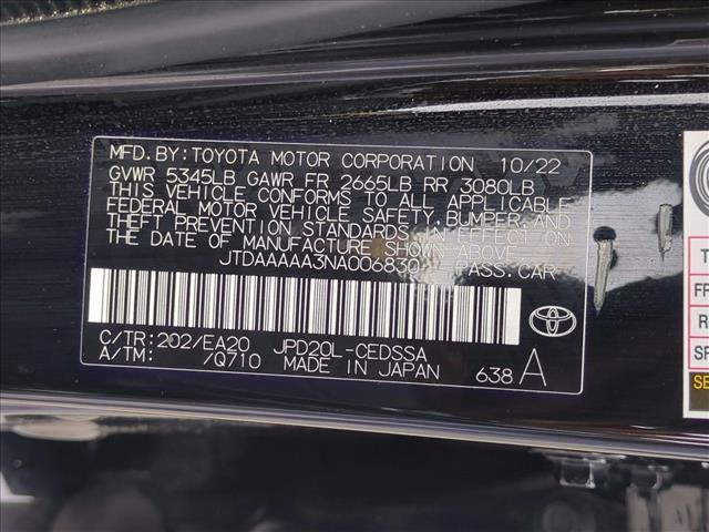 used 2022 Toyota Mirai car, priced at $13,685