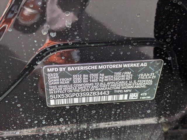new 2025 BMW X3 car, priced at $58,500