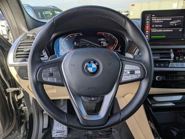 used 2022 BMW X3 car, priced at $29,535