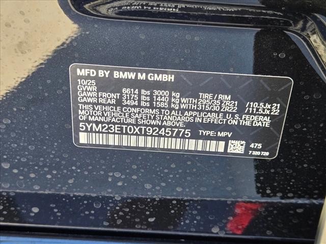 new 2026 BMW X6 M car, priced at $152,550