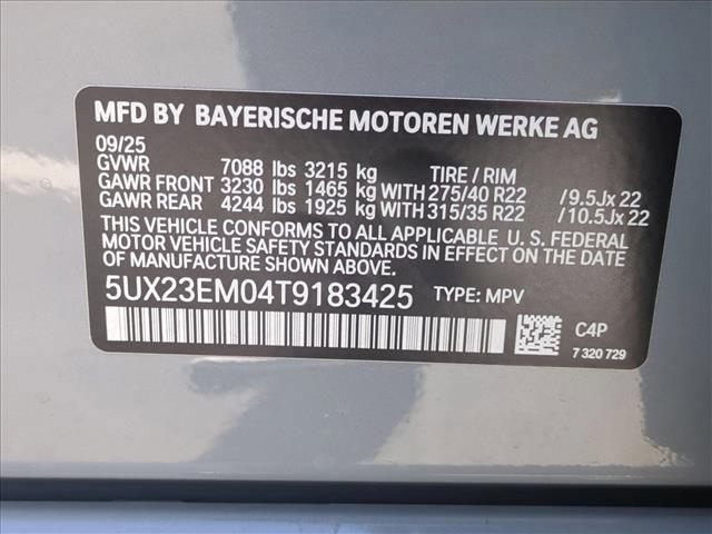 new 2026 BMW X7 car, priced at $100,850