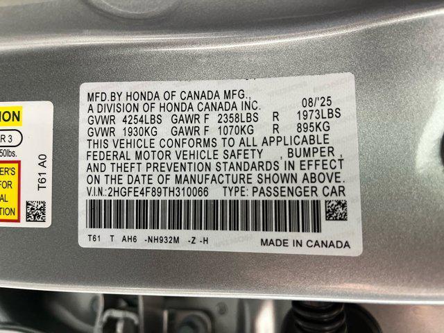 new 2026 Honda Civic Hybrid car, priced at $27,031