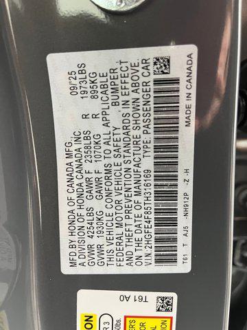 new 2026 Honda Civic Hybrid car, priced at $31,491