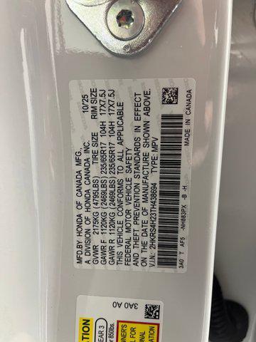 new 2026 Honda CR-V car, priced at $31,941