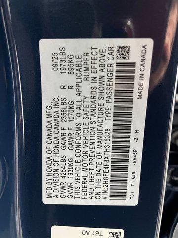 new 2026 Honda Civic Hybrid car, priced at $31,491