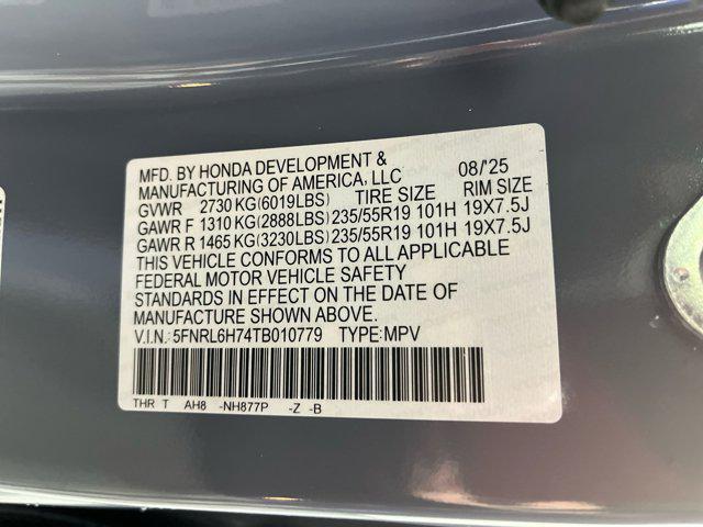 new 2026 Honda Odyssey car, priced at $44,291