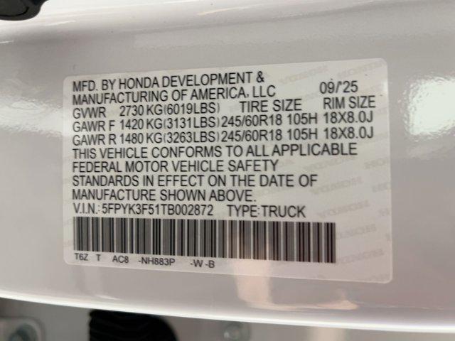 new 2026 Honda Ridgeline car, priced at $42,991