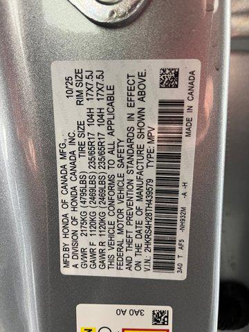 new 2026 Honda CR-V car, priced at $31,491