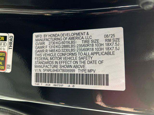 new 2026 Honda Odyssey car, priced at $41,641