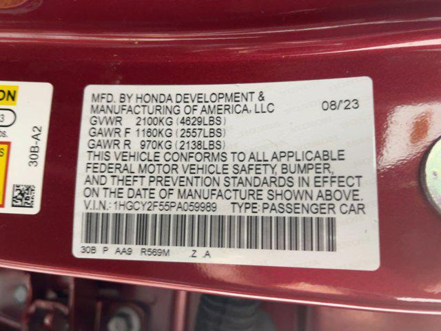 used 2023 Honda Accord Hybrid car, priced at $24,998