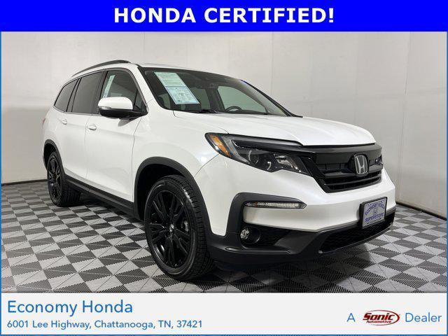 used 2022 Honda Pilot car, priced at $33,499