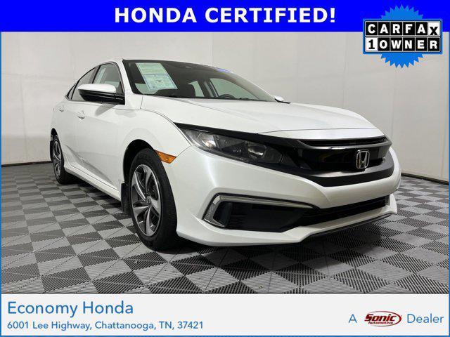 used 2020 Honda Civic car, priced at $20,497