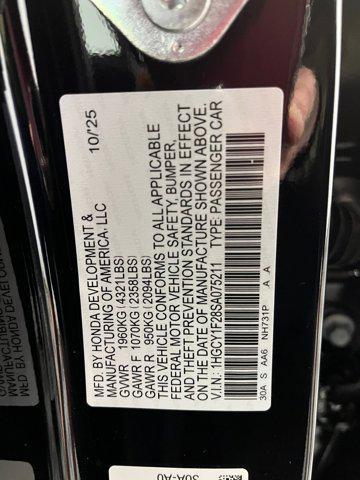 new 2025 Honda Accord car, priced at $26,991