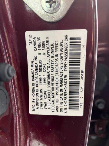 used 2012 Honda Civic car, priced at $6,999