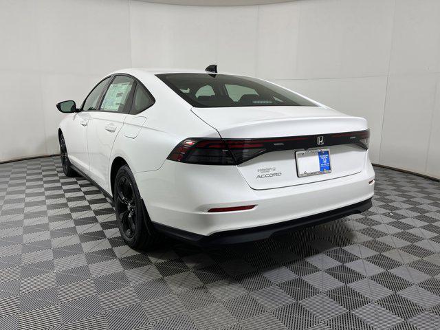 new 2025 Honda Accord car, priced at $30,711