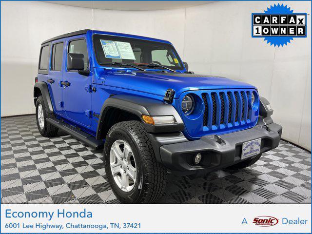 used 2021 Jeep Wrangler Unlimited car, priced at $29,999