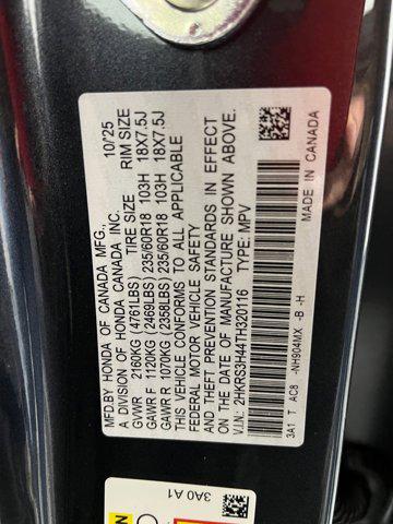 new 2026 Honda CR-V car, priced at $32,991