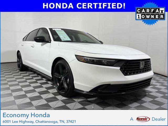 used 2023 Honda Accord Hybrid car, priced at $29,999
