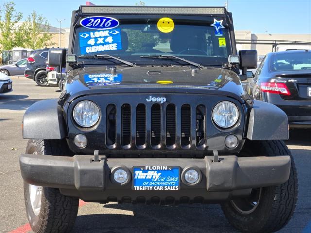 used 2016 Jeep Wrangler Unlimited car, priced at $20,988